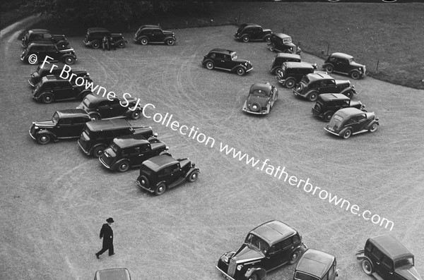 CARS AT ST MARY'S AFTER FR ARTHUR'S FUNERAL